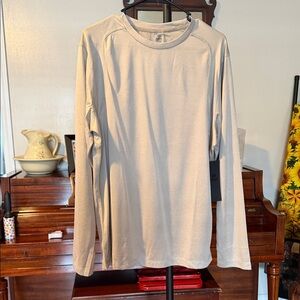 Mono B Men's Beige Long Sleeve Tee